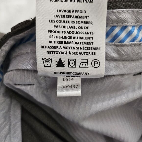 FootJoy Golf Pants 34 x 30 Dark Gray Flex Tech Wicking Performance Outdoor - Picture 4 of 10